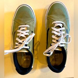 Green Suede Vans